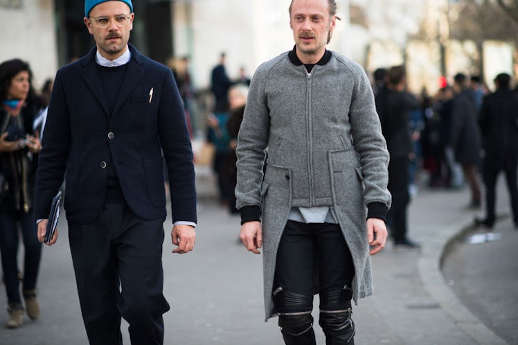 Paris Men's Fashion Week Fall 2014 Street Style Day 2.