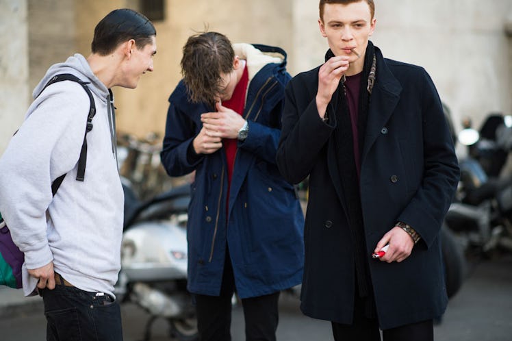 Paris Men's Fashion Week Fall 2014 Street Style Day 2.