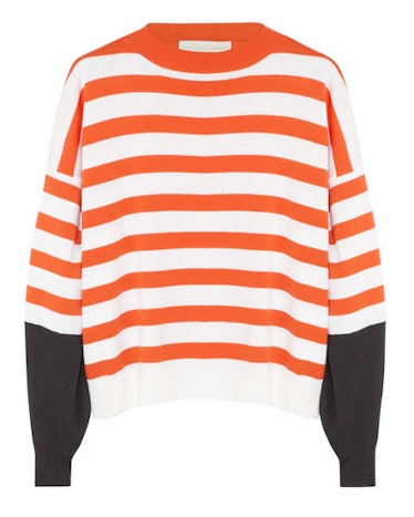 Good thing for Broncos fans orange is in for spring. *Stella McCartney striped wool sweater, $770, [...