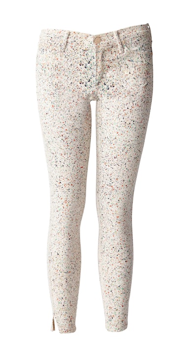No celebratory confetti required with these festive jeans.   
  
*Mother printed jeans, $198, [mothe...