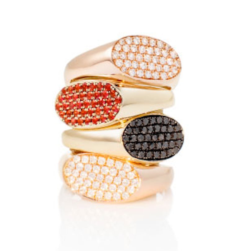 Our idea of a Super Bowl ring. *­Garland Rings, $1900 each, [garlandcollection.com](http://garlandco...
