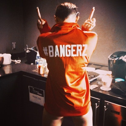 __#Bangerz:__ During her tour this fall, the singer shared a lot of tongue-in-cheek shots from the r...
