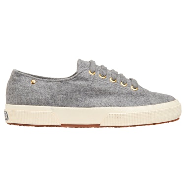 Superga x The Row cashmere low top sneaker, $325, [barneys.com](http://www.barneys.com/Superga%20x%2...