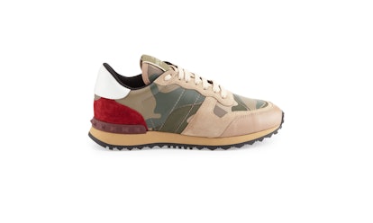 Valentino rockstud camo-print sneaker, $795, [neimanmarcus.com](http://www.neimanmarcus.com/Valentin...