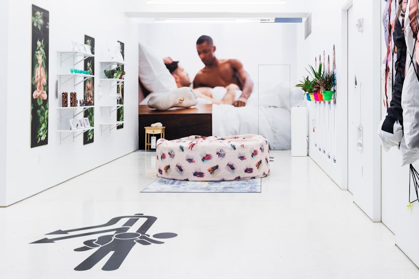 Bjarne Melgaard’s beanbag chair.