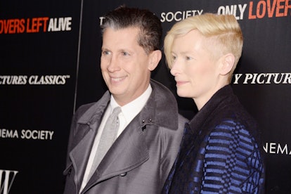 Stefano Tonchi and Tilda Swinton.