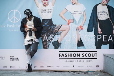 Kiev Ukraine Fashion Week Fall 2014 Street Style.