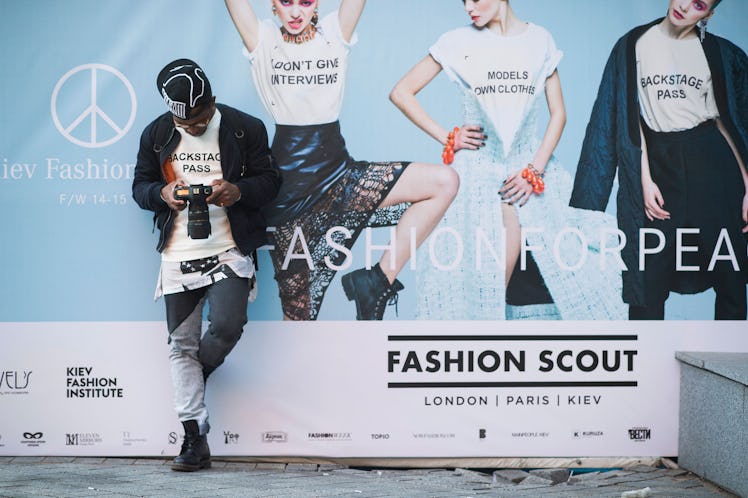 Kiev Ukraine Fashion Week Fall 2014 Street Style.