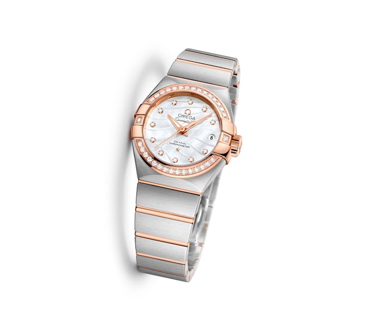 Omega mother of pearl watch