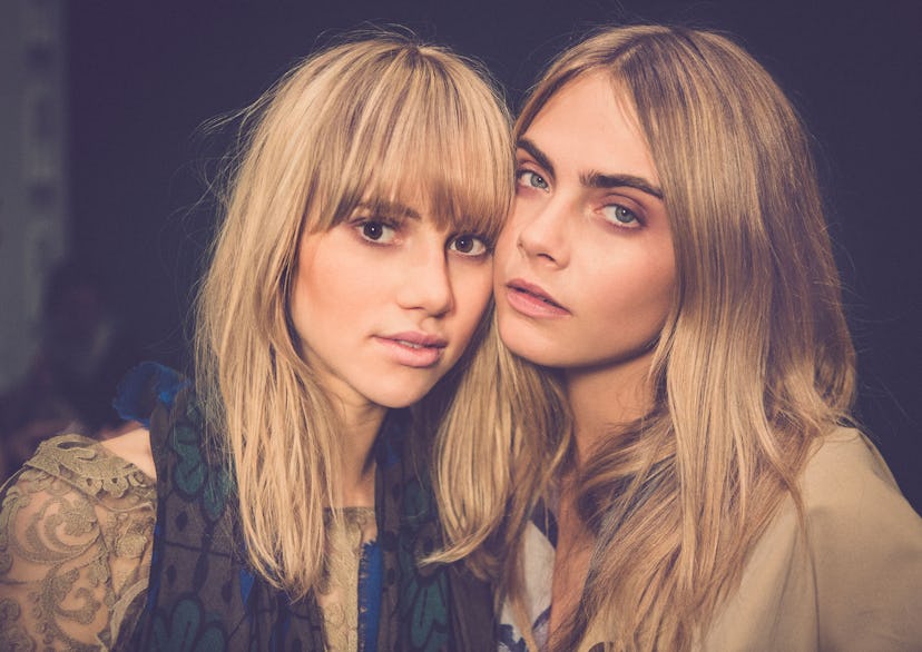 Suki Waterhouse and Cara Delevingne Burberry Shanghai