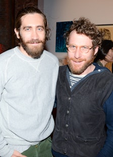 Jake Gyllenhaal and Dustin Yellin