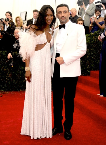 Naomi Campbell and Riccardo Tisci