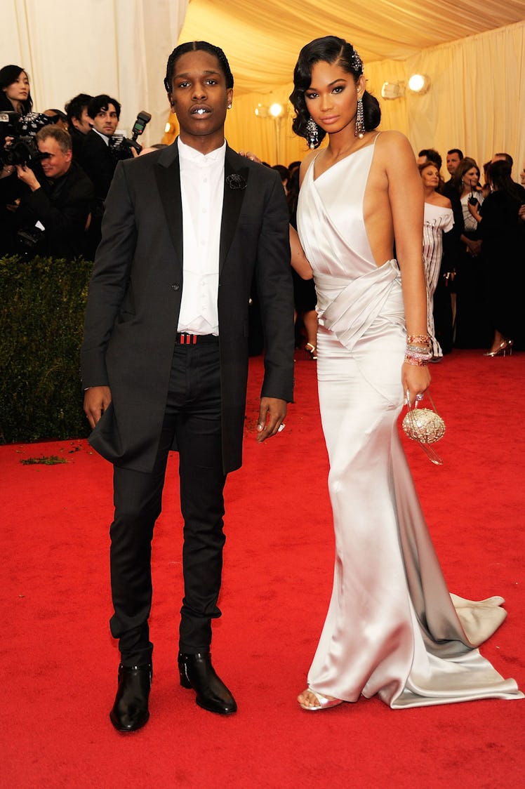 A$AP Rocky and Chanel Iman
