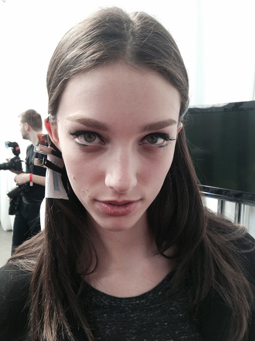 Backstage at Christian Dior Resort 2015