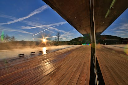 the pool at Lanserhof Tegernsee