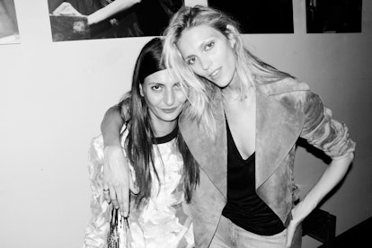 Giovanna Battaglia and Anja Rubik