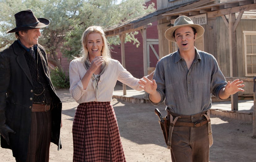 Liam Neeson, Charlize Theron, Seth MacFarlane,