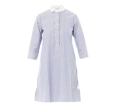 Thierry Colson Cecile stripe cotton shirt dress