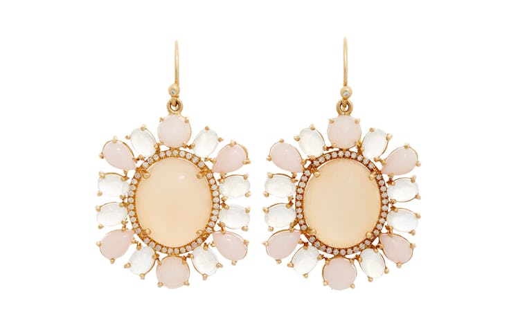 Irene Neuwirth Peach Moonstone earrings