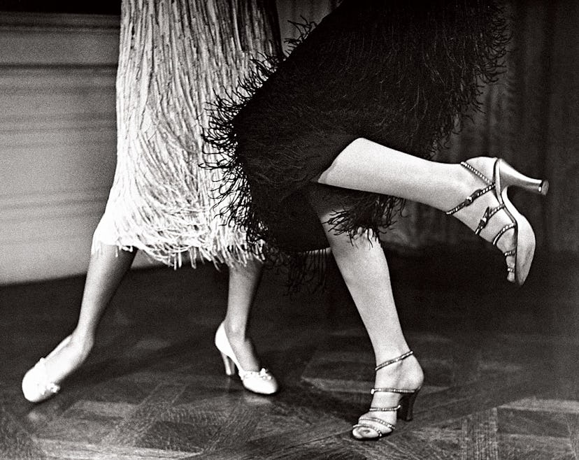 Strappy sandals, 1949