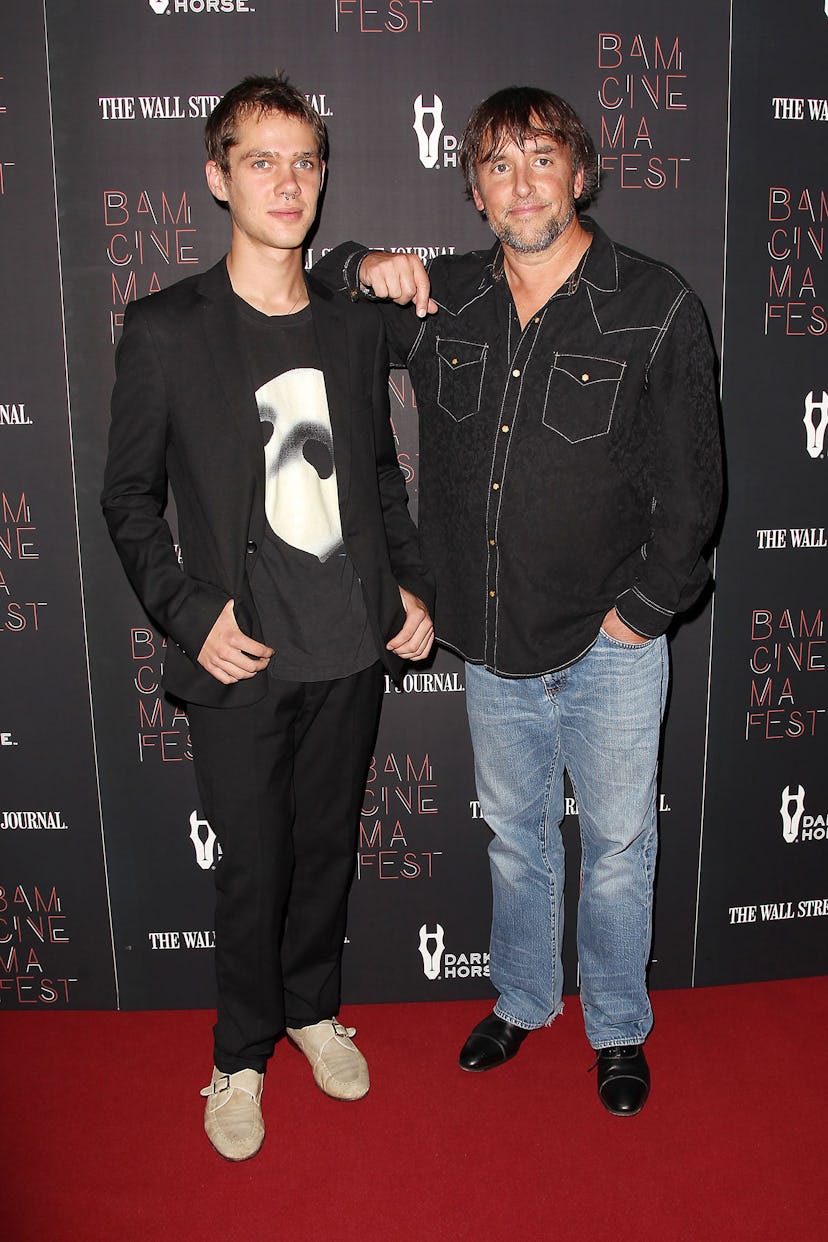 Ellar Coltrane and Richard Linklater