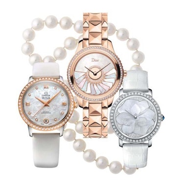 Omega Dior Pearl Watches