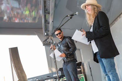 James Franco and Patti Smith