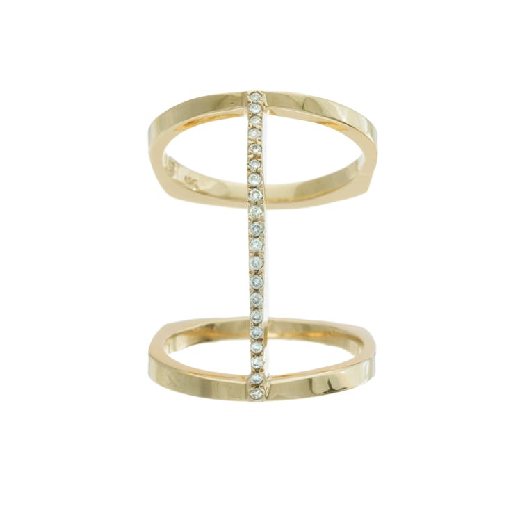 Bliss Lau gold vermeil and diamond ring