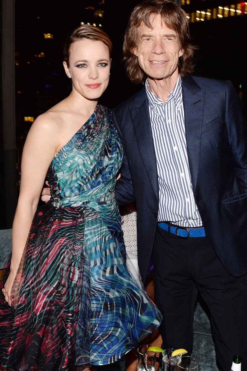 Rachel McAdams and Mick Jagger