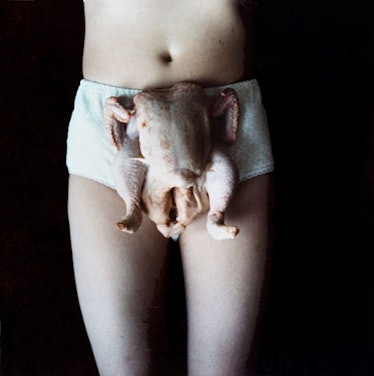 Chicken Knickers, 1997 by Sarah Lucas