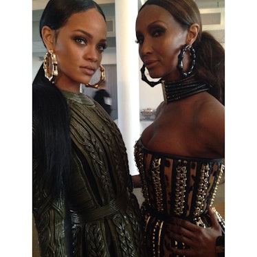 Behind the Scenes with Rihanna and Iman