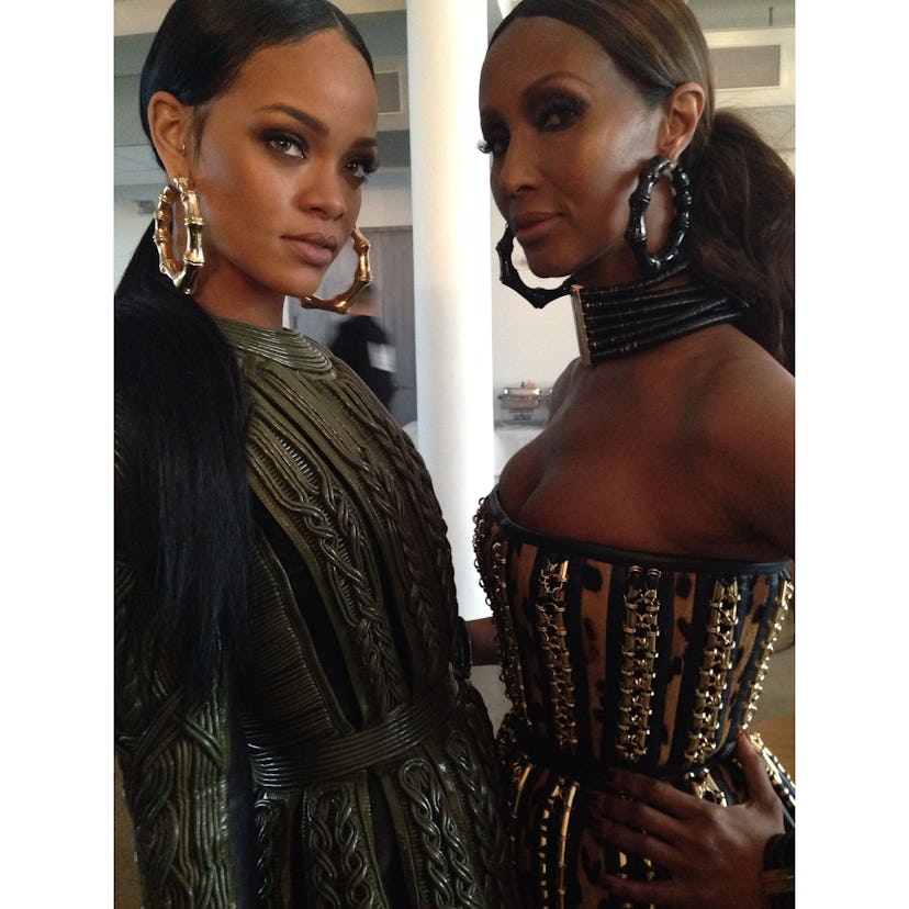 Behind the Scenes with Rihanna and Iman
