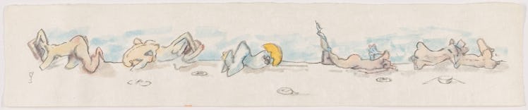 Untitled (frieze), c. 1974 by Dorothea Tanning