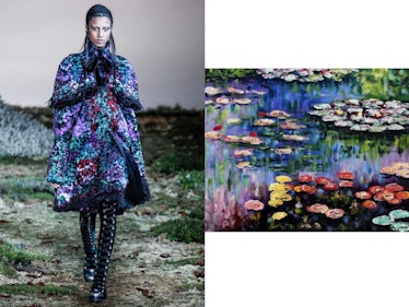 Alexander McQueen and Claude Monet’s Waterlilies