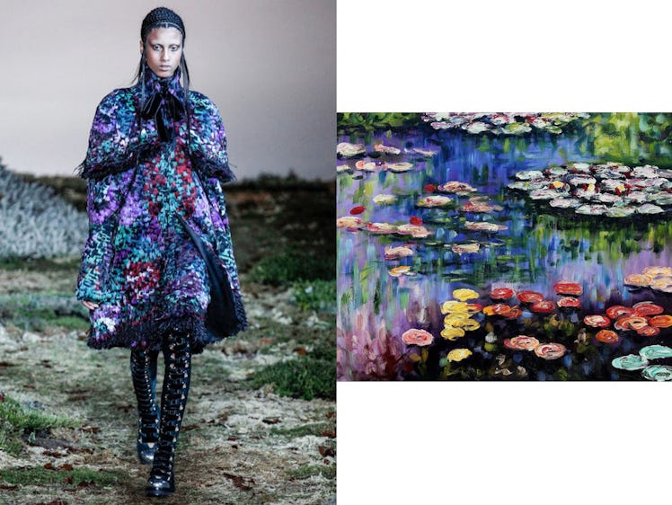Alexander McQueen and Claude Monet’s Waterlilies