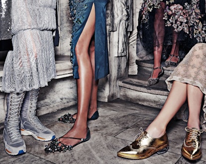 Fashion Trends  Metallic oxfords, Fabulous shoes, Silver shoes