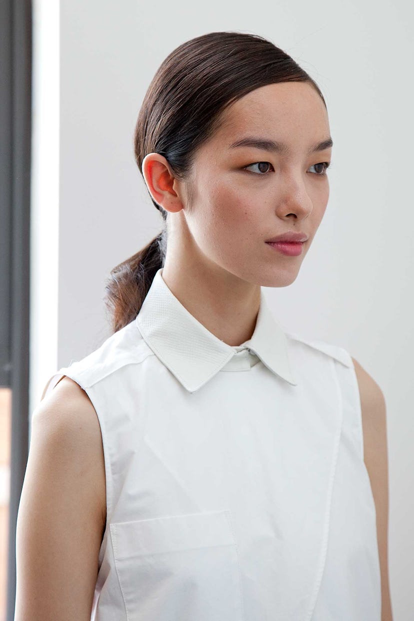Backstage at Jason Wu Spring 2015