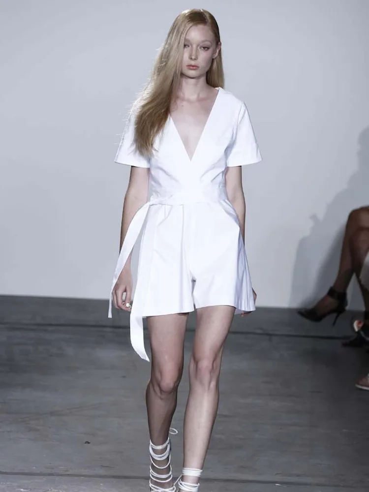 marc jacobs white party dress Marc Jacobs's Latest Fall Collection Is Delightful Delusion