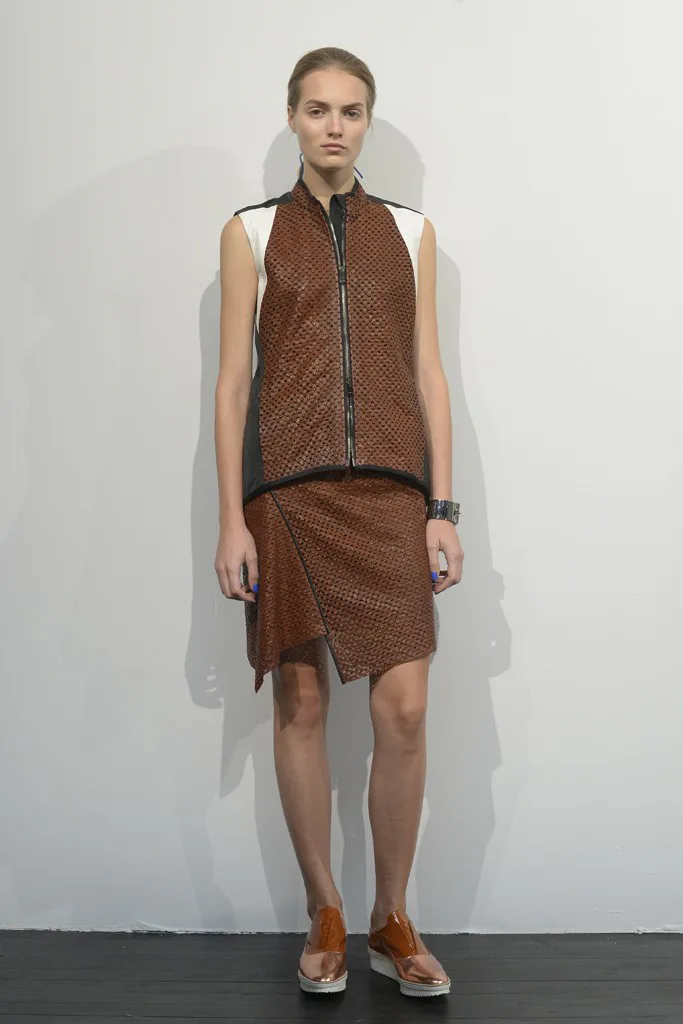 reed krakoff dress beige Spring 2015 Size:17 / l-xl