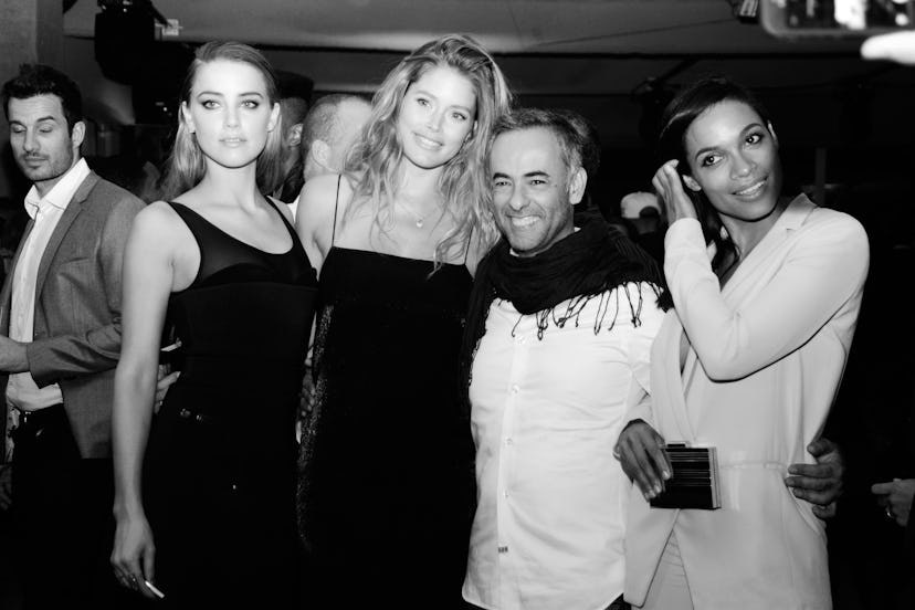Amber Heard, Doutzen Kroes, Francisco Costa, and Rosario Dawson