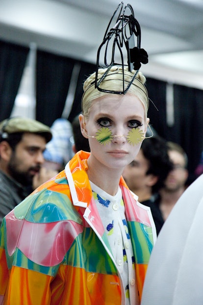 Thom Browne Spring 2015 Backstage Beauty