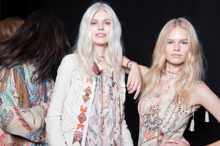 Backstage at Etro Spring 2015