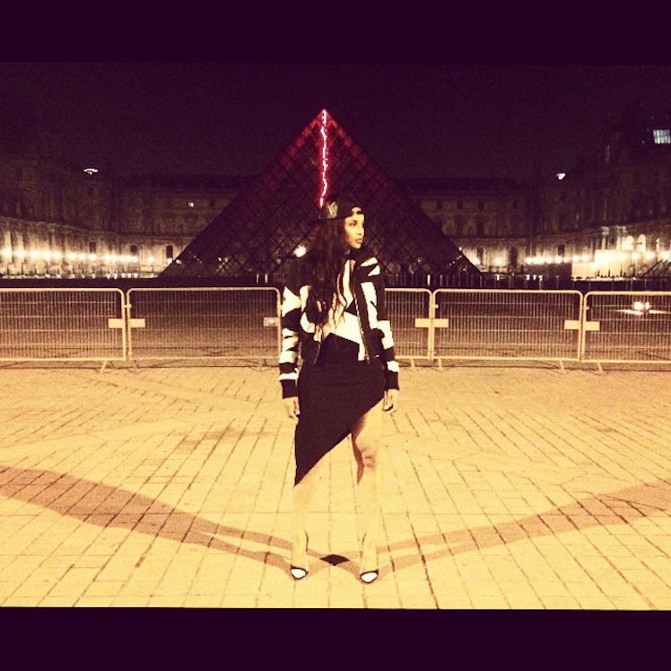 Ciara at the Louvre