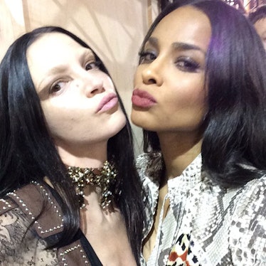 Ciara and Mariacarla take a selfie
