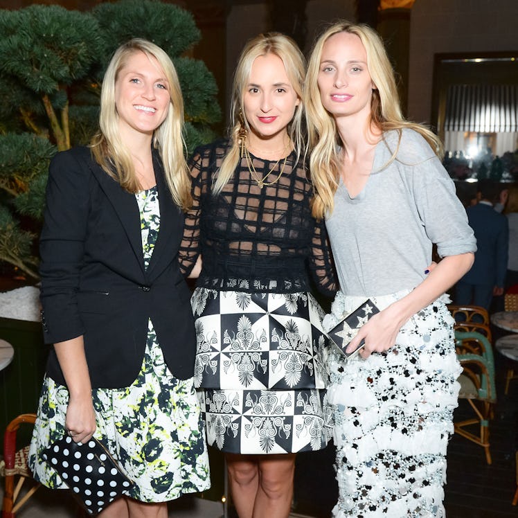 Elisabeth von Thurn und Taxis with Hayley Bloomingdale and Lauren Santo Domingo