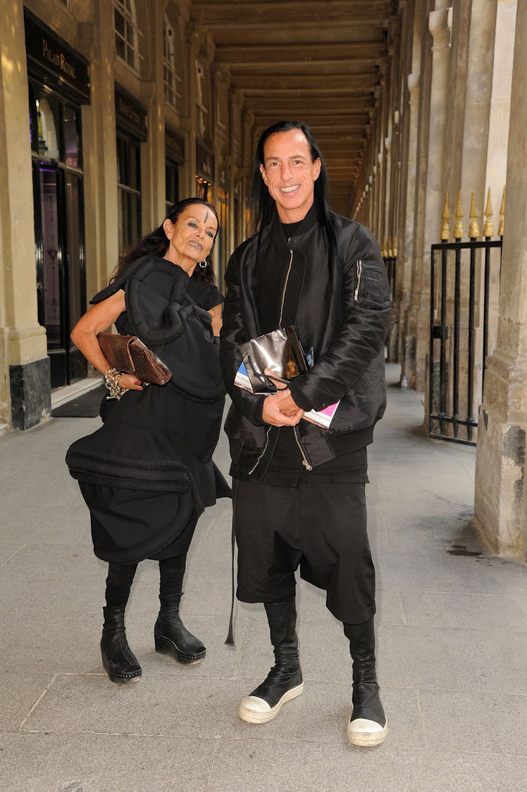 Michelle Lamy and Rick Owens