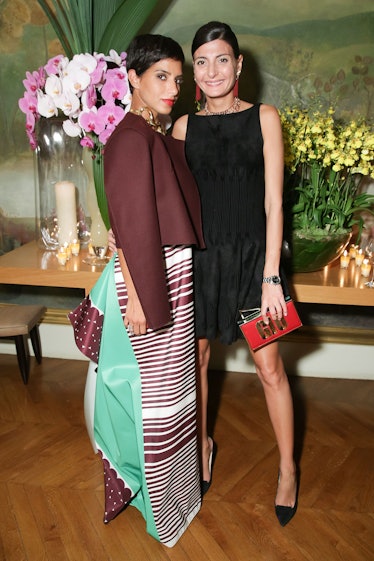 Princess Deena Aljuhani Abdulaziz and Giovanna Battaglia