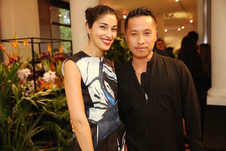 Phillip Lim, pictured with Caroline Issa