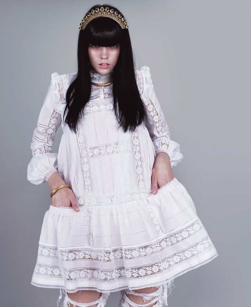 Meghan Collison in “Garden of Eden,” W Magazine February 2008