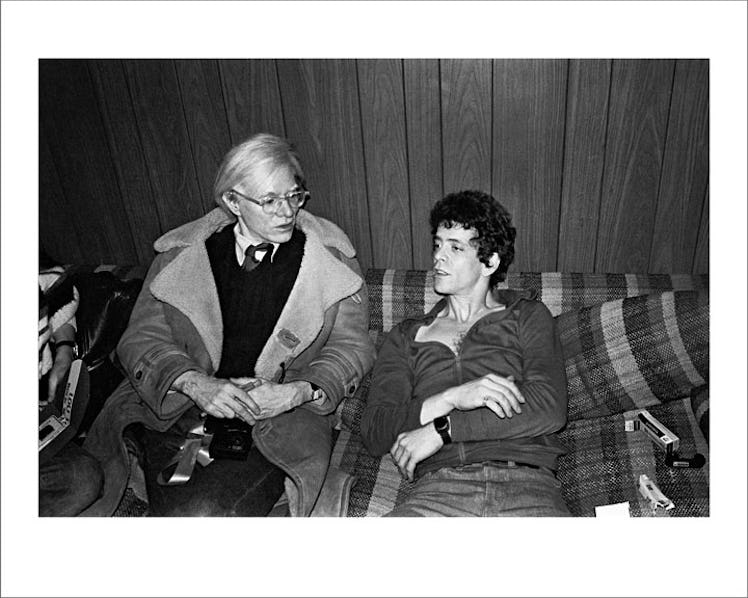 Andy Warhol and Lou Reed, New York, 1976 by Mick Rock
